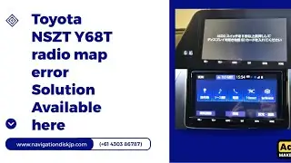 Explore Toyota CHR radio NSZT-Y68T | English and Map available 