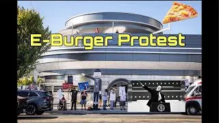 LIVE - Tesla Diner Protest -Hollywood, CA - Los Angeles
