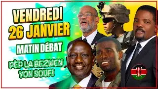 EMISSION MATIN DEBAT ( 26 JANVIER 2024 ) Radio Télé Éclair