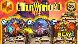 Remember C'Thun? This Is Him Now in 2025 in Warrior! The Lost City of Un'Goro Mini-Set | Hearthstone