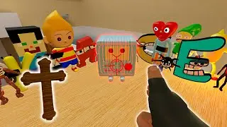😱 MEGA PUNCH 3D SANIC CLONES (Memes) ALPHABET LORE ROBLOX DOORS in Garry's Mod !