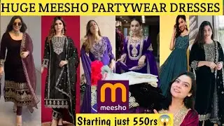 Meesho haul / Meesho Partywear/Wedding wear kurta set haul / Meesho Heavy suits haul #meesho