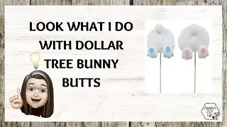 Who can resist a cute bunny butt DIY! These are the cutest and just in time for spring.