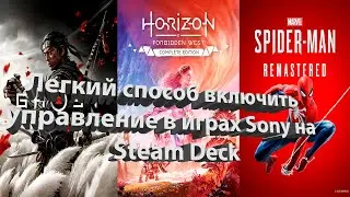 Steam Deck. Не работает управление в играх Sony (Новый и самый простой способ)