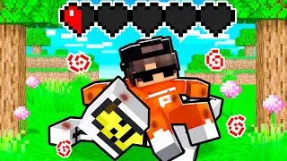 MINECRAFT PERO SOBREVIVIMOS SOLO CON MEDIO CORAZ&Oacute;N &hearts;️😱 | PathoMC