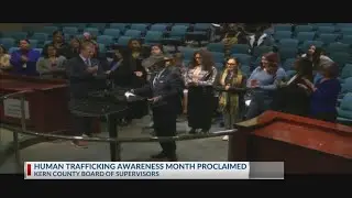 County supervisors declare January as Human Trafficking Awareness Month