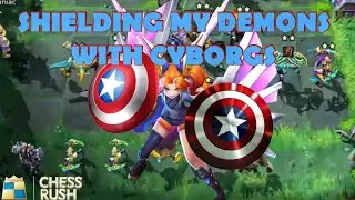Shielding my Demons with Cyborgs | Chess Rush # 9