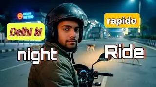 Delhi night repido ride 📍