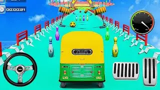 Modern Tuk Tuk Auto Rickshaw - Free Driving Android Gameplay