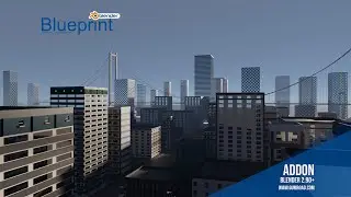 Blueprint City Generator | UPDATE | Blender 2.9 Addon