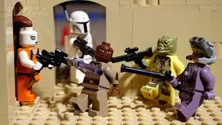 Подготовка к постройке Татуина из LEGO