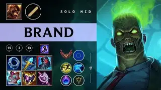 Brand Mid vs Twisted Fate - EUW Grandmaster Patch 26.02