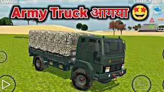 Indian vehicles simulator 3d army truck aagya || Indian army truck game for mobile ||