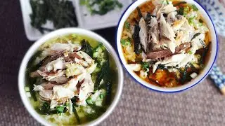 Ochazuke Mackerel. (Dashi Broth & Japanese Green Tea Recipe / Rice in soup)サバのお茶漬けレシピ(作り方)