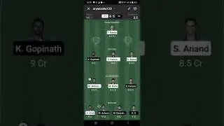 ITT VS SS DREAM11 TEAM I IDREAM TIRUPPUR TAMIZHANS VS SALEM SPARTANS I ITT VS SS DREAM 11 PREDICTION