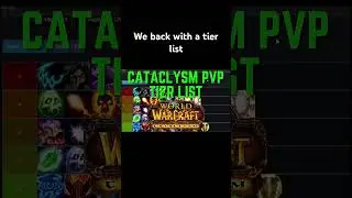 PvP tier list on Cataclysm (4.4.2) #rock #worldofwarcraft #wow #gaming #tierlist #games