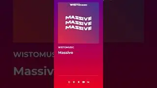WistoMusic - Massive (РЕЛИЗ ТРЕКА) #shorts #music #edmmusic #edm #housemusic #house