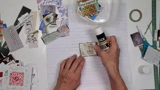 ASMR-no talking, no music- crafting, scissors, gluing, paper sounds