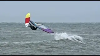 Greg, Rich and Adrian Windsurfing Parton 14 Sept 2024