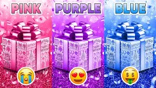 Выбери свой подарок на день рождения! 🎂 Розовый, фиолетовый или синий 💗💜💙 Насколько тебе повезло?...
