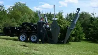Baumalight - TR650 Trailer Tree Spade In Action