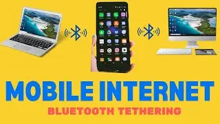 Как подключить интернет с мобильного телефона к ПК через Bluetooth | Общий доступ к интернету чер...