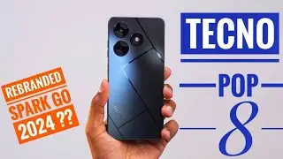 Tecno Pop 8 Unboxing and First impressions 🔥⚡l 90Hz, UFS 2.2 @ ₹6,499