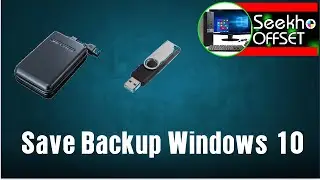 how to save backup windows 10 in hind
