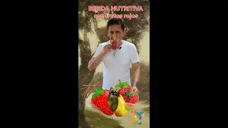 Bebida Nutritiva con  FRUTOS ROJOS excelente para nuestra salud