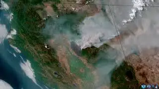 Watch timelapse satellite video of California's 4th largest wildfire