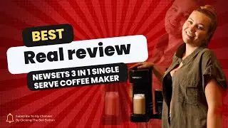 NEWSETS 3 in 1 Single Serve Coffee Maker