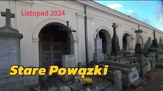 Stare Powązki w Warszawie. Listopad 2024 r.