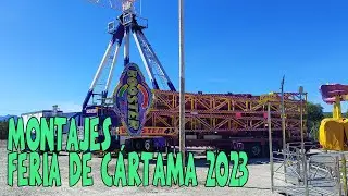 Montajes atracciones feria de Cártama 2023