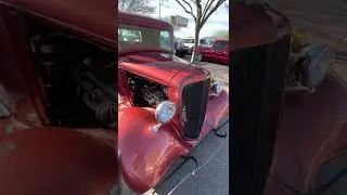 Red 1935 Chevy Pickup - Tucson Cars and Coffee #shorts
