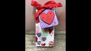 MERCI CHOCOLATES EASY VALENTINE'S TREAT BOX with SWEET CONVERSATIONS - Stampin' Up!