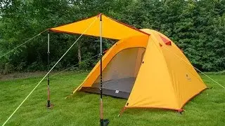 Weanas Waterproof Double Layer 3-4 Person 3 Season Aluminum Rod Double Layer Tent