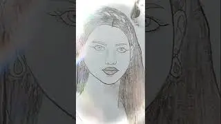 # Cute girl drowing 👧One like please 🙏🥺🥺