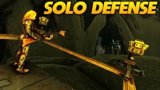 Solo Defending My Hidden Aberration Base On Day 1 - ARK