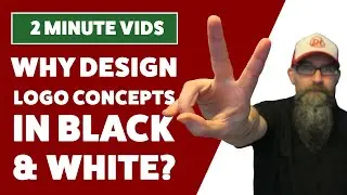 Why design logo concepts in black and white?
