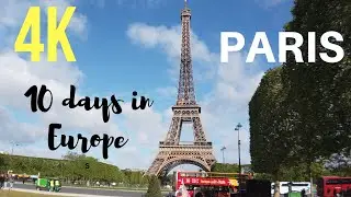 10 Days in Europe - Around Paris - France-First day -Jenny chau 4K