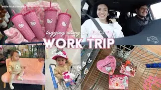 GOING ON A WORK TRIP! 💼- road trip, family time, and hello kitty hunting hehe