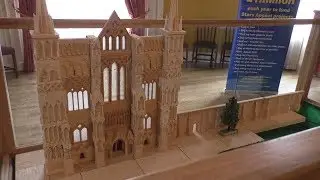 A Matchstick Model World Record Attempt To Recreate Salisbury Cathedral
