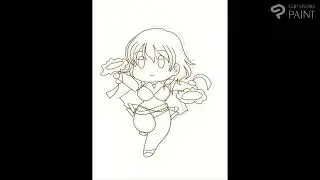 Byleth in a bikini: Time Lapse