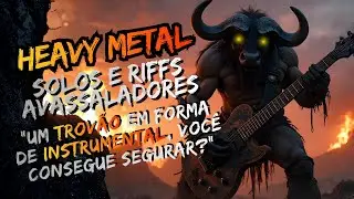HEAVY METAL INSTRUMENTAL PURO E AGRESSIVO | Riffs Pesados e Solos de Fogo (Instrumental)