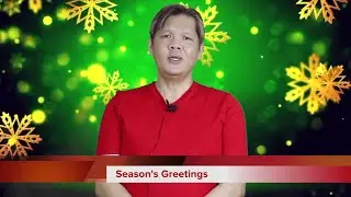 Season's greetings Merry Christmas 2020 video message