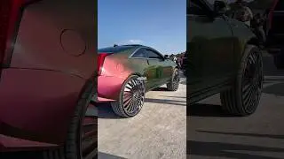 Floaters 💪🏽💪🏽💪🏽 #eyecandywhipz #florida #carshow #bigrims #Cadillac