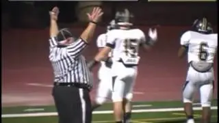 Leon Miles of Buhach Colony with a powerful, game-winning 12-yard touchdown run at San Ramon Valley
