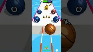 ABC Runner 2048 - ASMR Ball Run level 67 #Runnerball