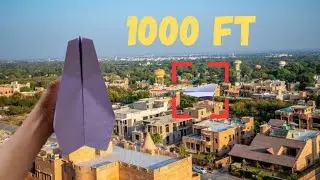 How to make a Paper Airplane that flies Far 1000 Feet - paper airplane easy#aeroplane#video#rocket
