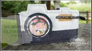 Carta Bella, Flora scrapbooking paper collection - Photo camera mini album